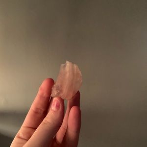 Genuine raw rose quartz hippie healing crystal